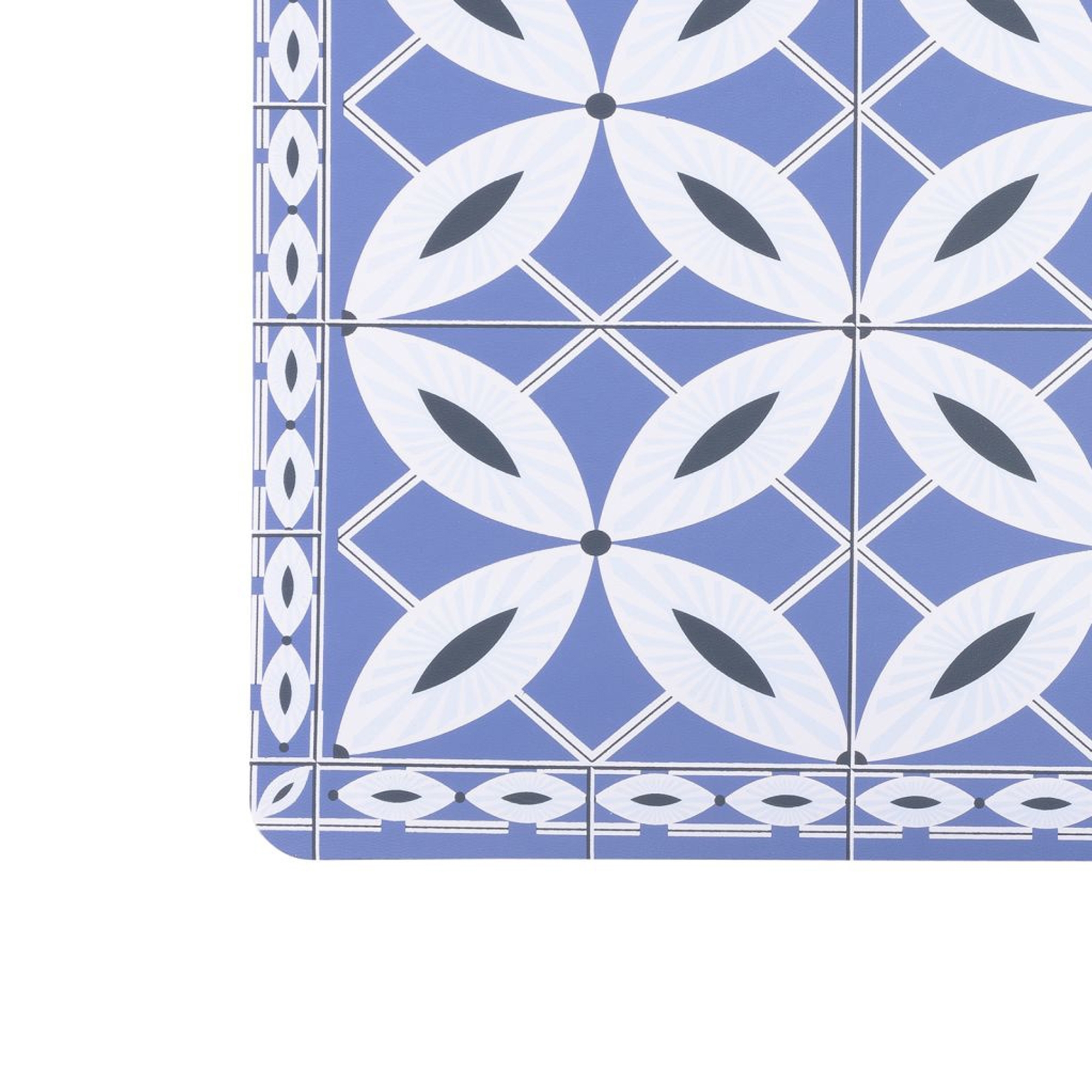 Westmark - "Arabesque" table set, 43.5 x 28.5 cm, blue