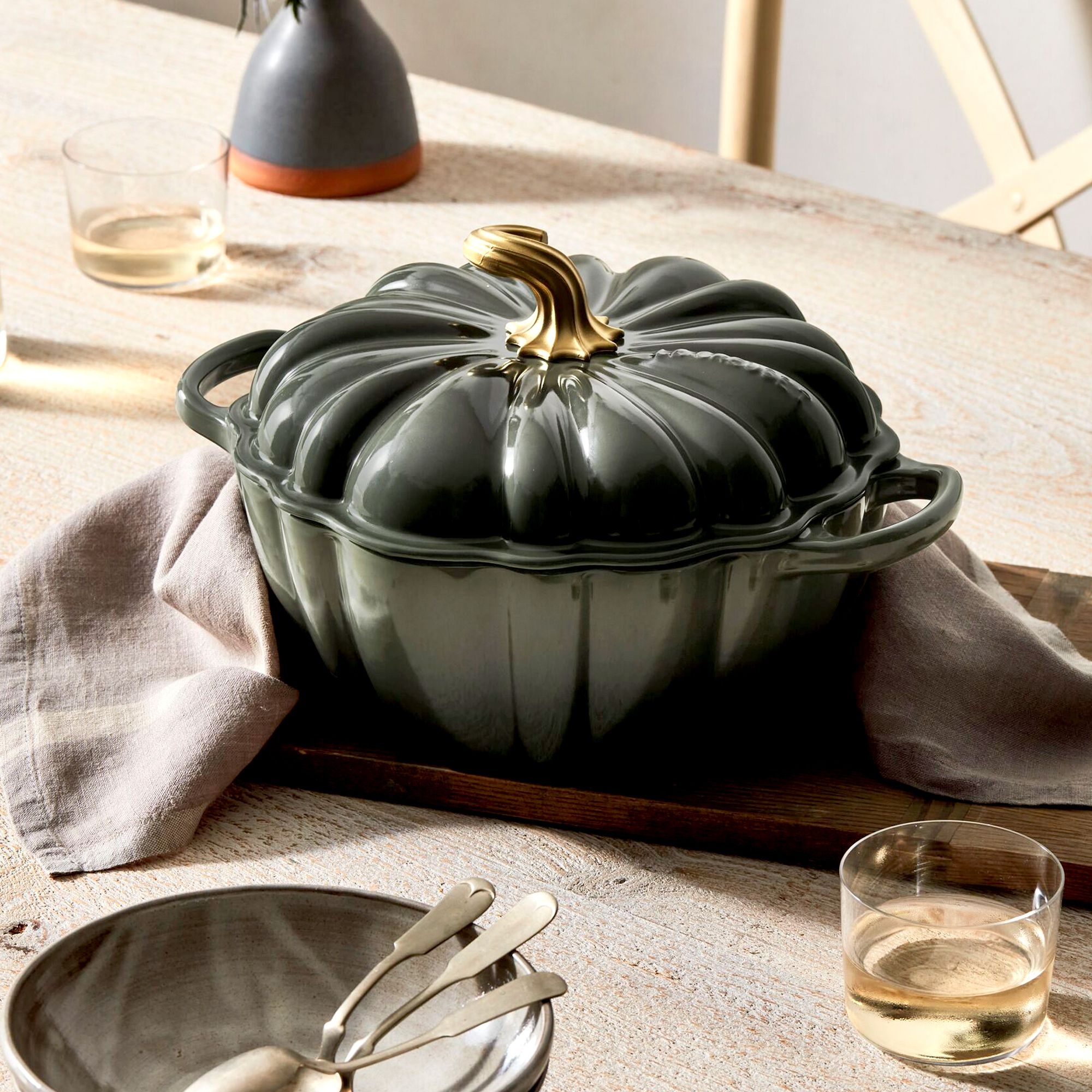 Le Creuset - Kürbis Bräter Signature 24 cm - Thyme