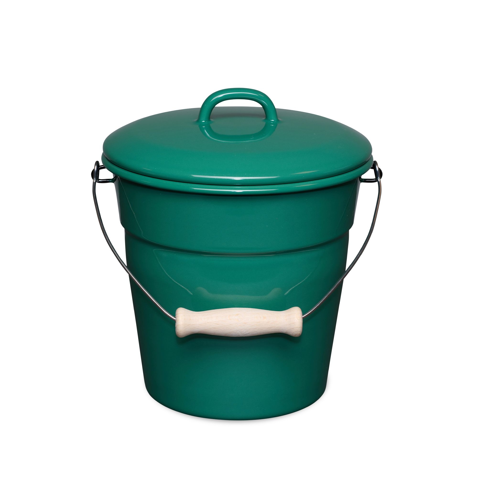 Riess CLASSIC - All-purpose bucket with lid 20 cm Nature Green Dark Riess CLASSIC - All-purpose bucket with lid 20 cm Nature Green Dark