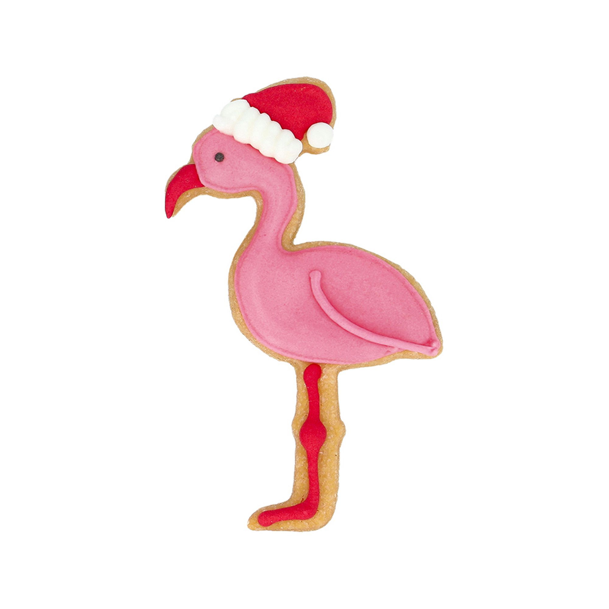 RBV Birkmann - Ausstechform | Weihnachts-Flamingo | 10 cm