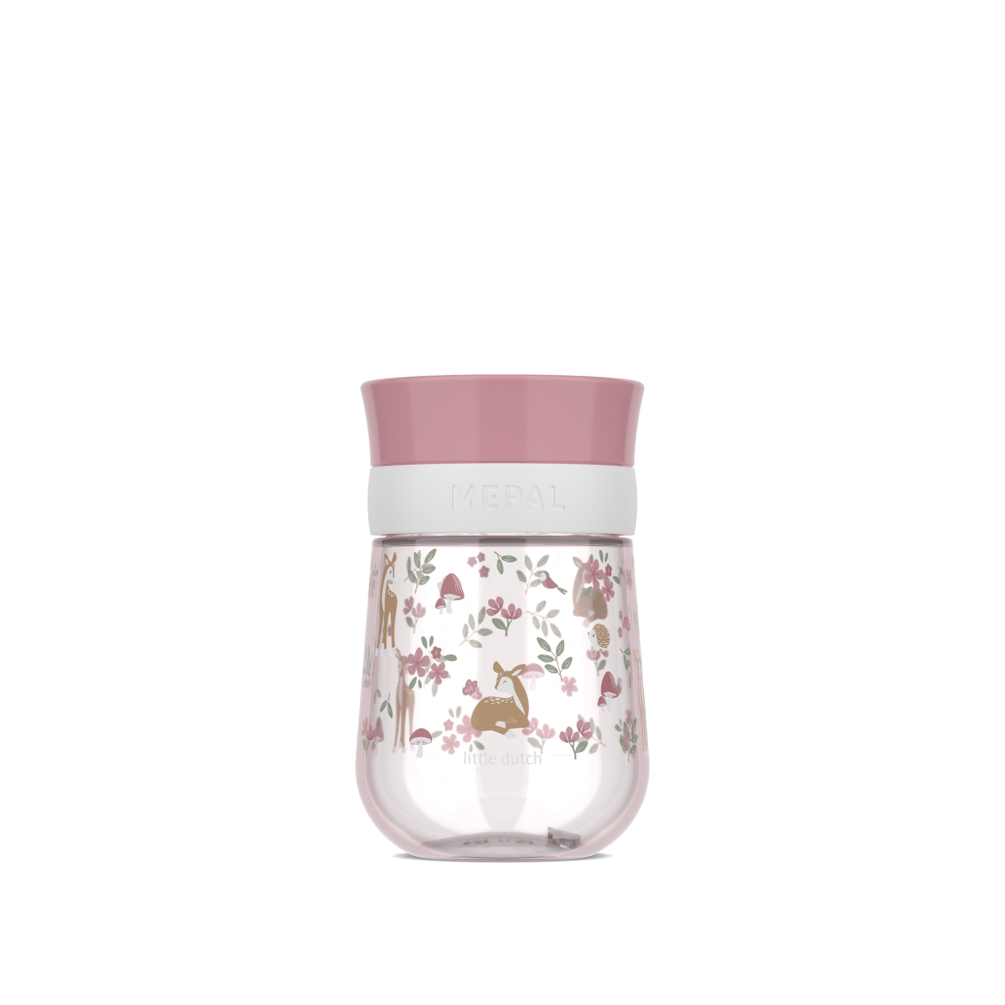 Mepal Mio 360° Trinkbecher 300 ml fairy garden, rosa