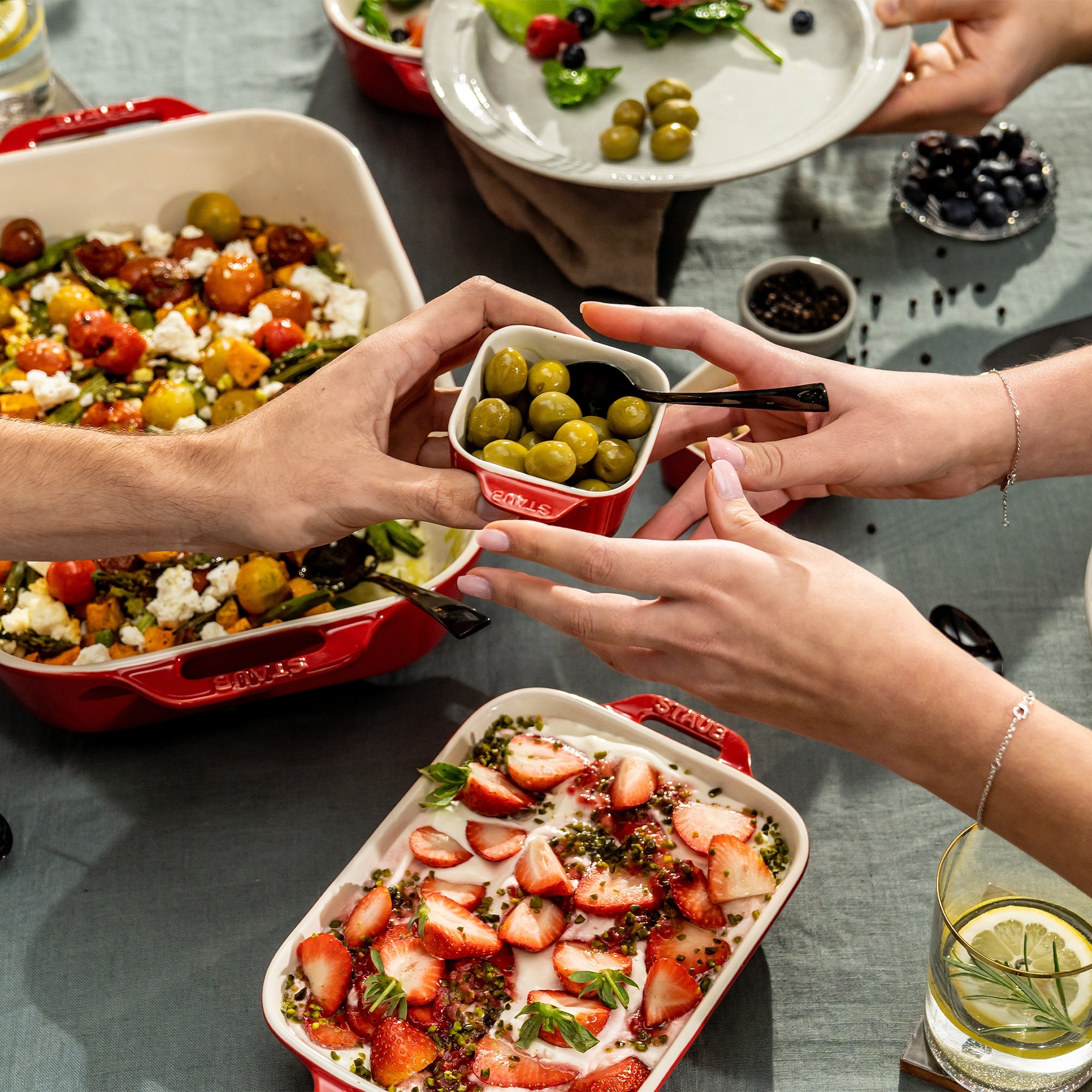 STAUB - Tapas Set | 5-teilig | kirschrot
