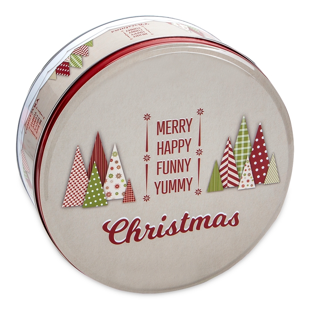 Städter - Cookie box - Yummy Christmas - Colorful - round large