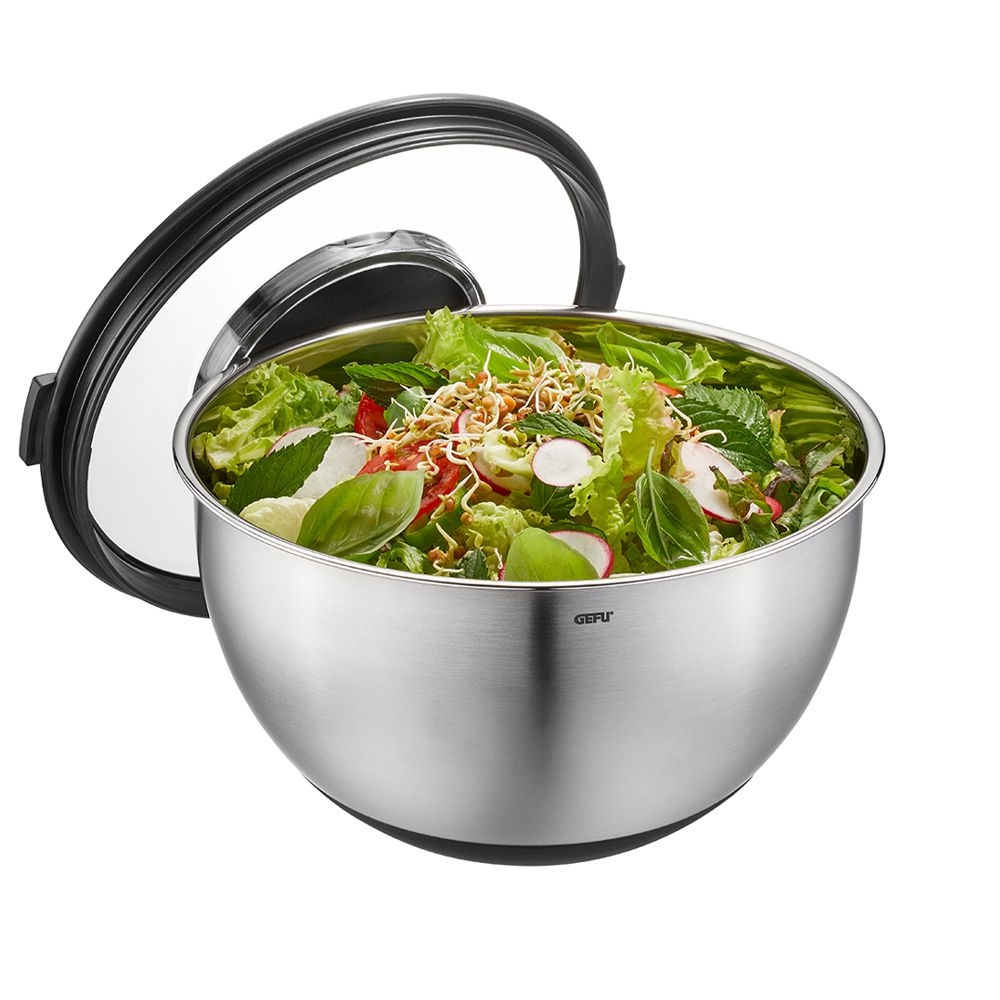 Gefu - bowl set MUOVO + splash guard lid Gefu - bowl set MUOVO + splash guard lid