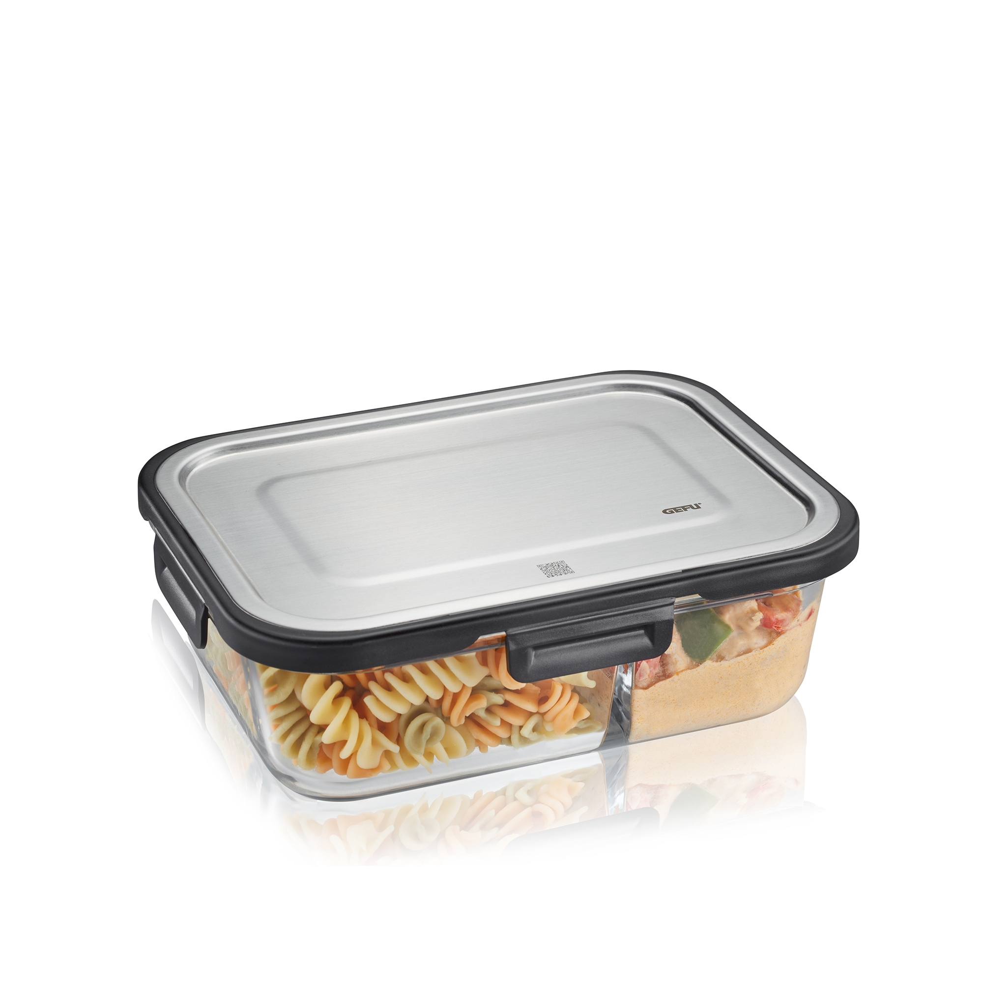 Gefu - Frischhaltedose MILO rechteckig geteilt 450 ml + 750 ml Gefu - Frischhaltedose MILO rechteckig geteilt 450 ml + 750 ml