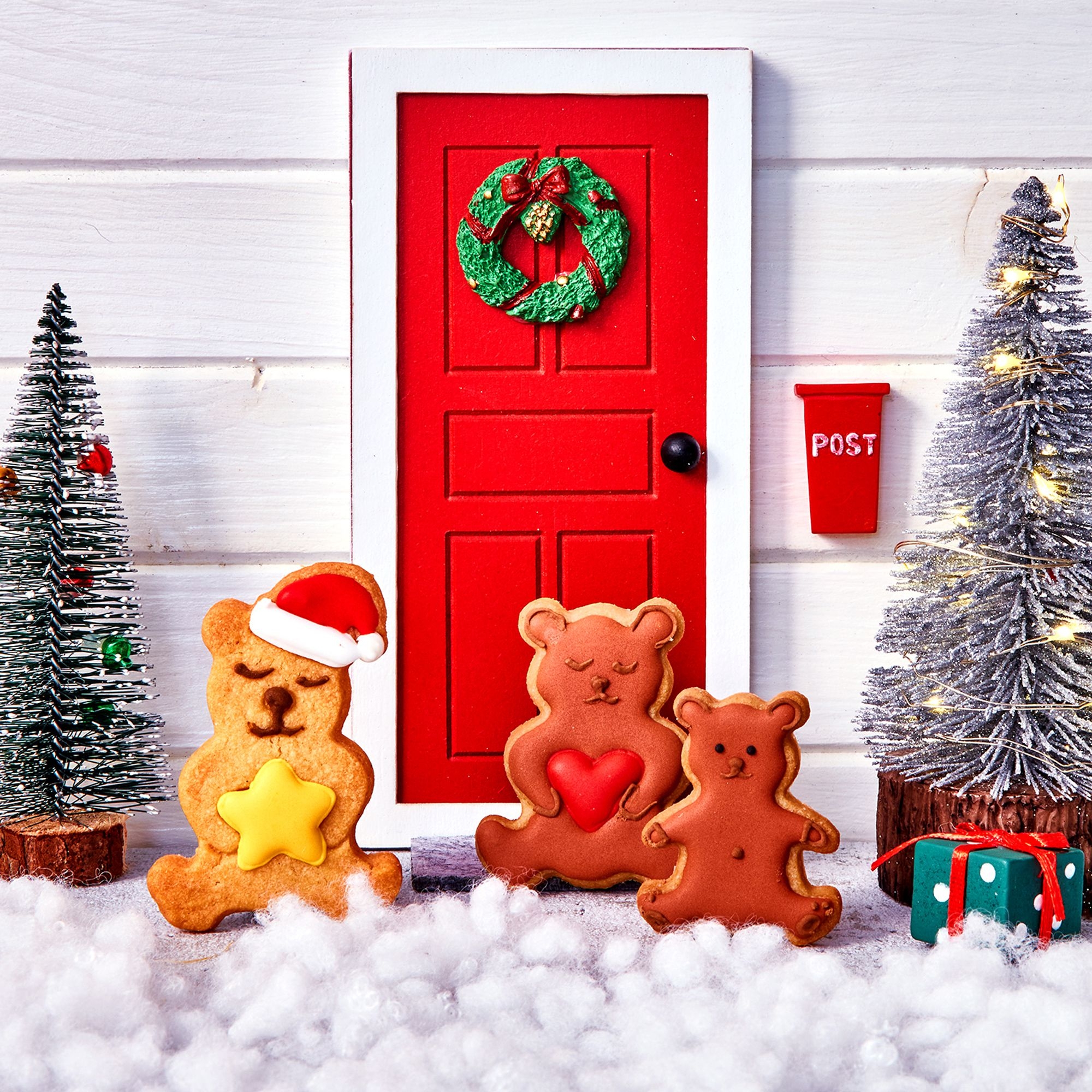 Birkmann - Cookie cutter Christmas teddy bear - 7 cm