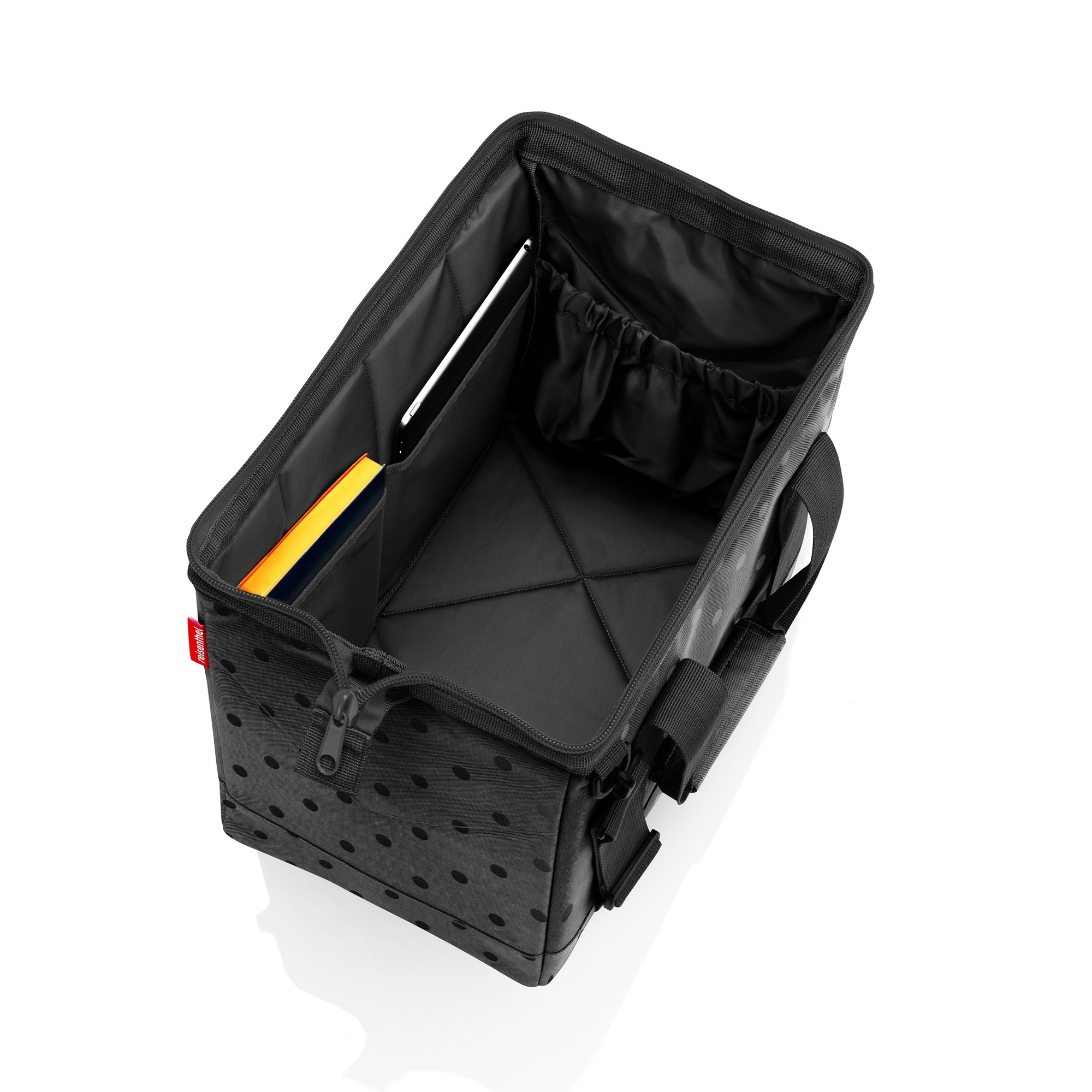 reisenthel - allrounder M - glossy dots black reisenthel - allrounder M - glossy dots black