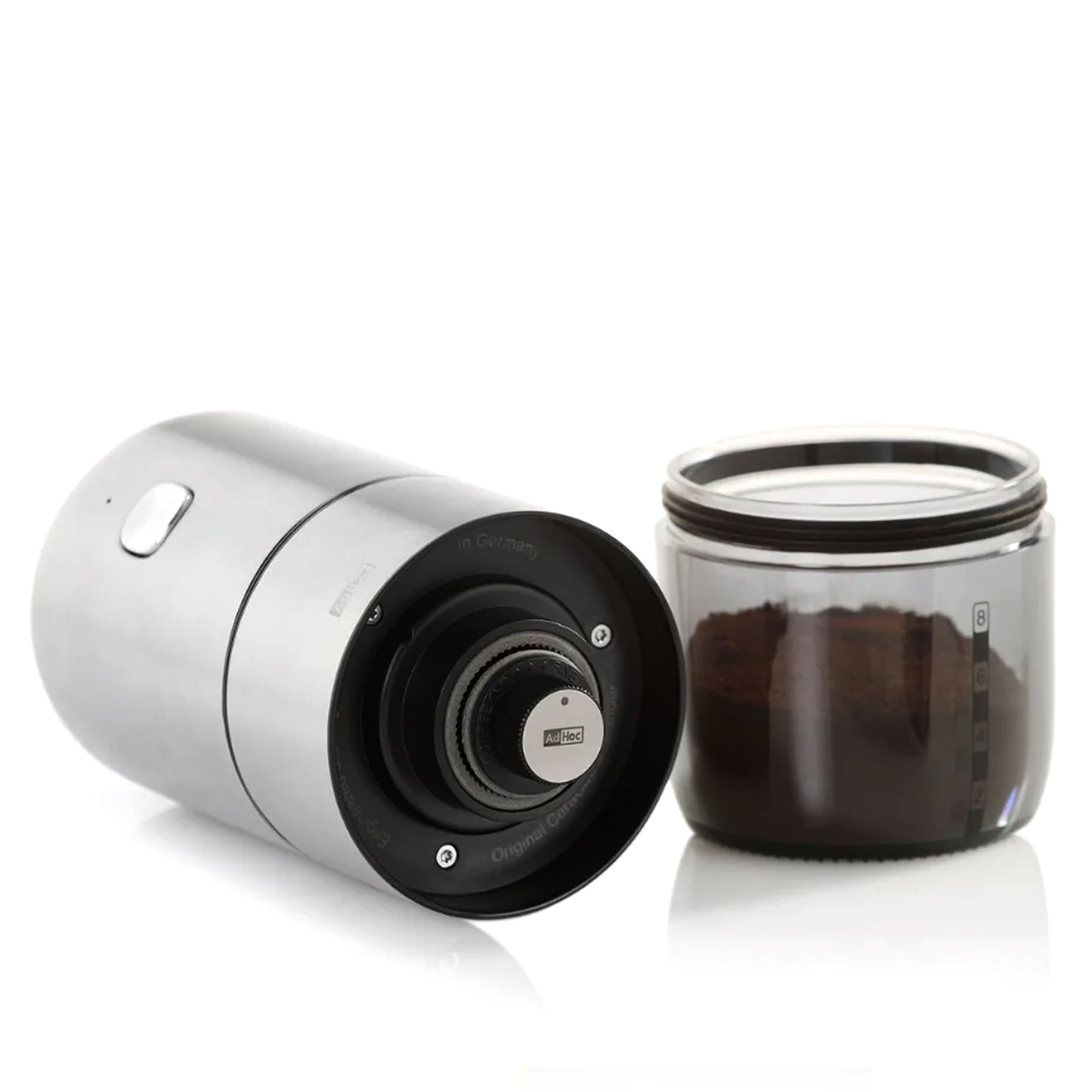 AdHoc - i.Mill electric coffee grinder made of stainless steel AdHoc - i.Mill electric coffee grinder made of stainless steel