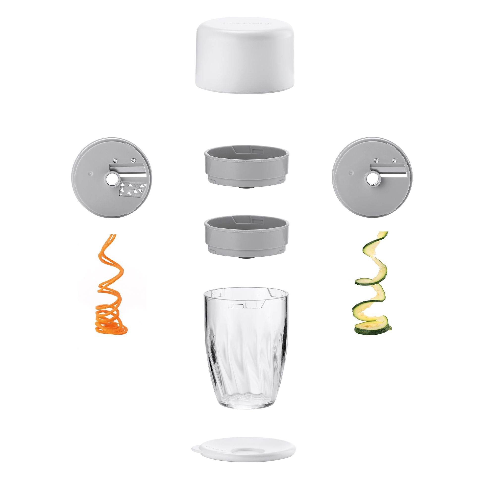 Guzzini - Spiralizer "Spiralize&Go" - White Guzzini - Spiralizer "Spiralize&Go" - White