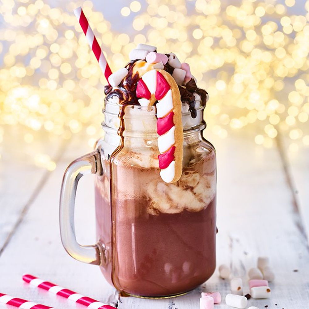 Birkmann - Candy Cane with inside embossed 7 cm