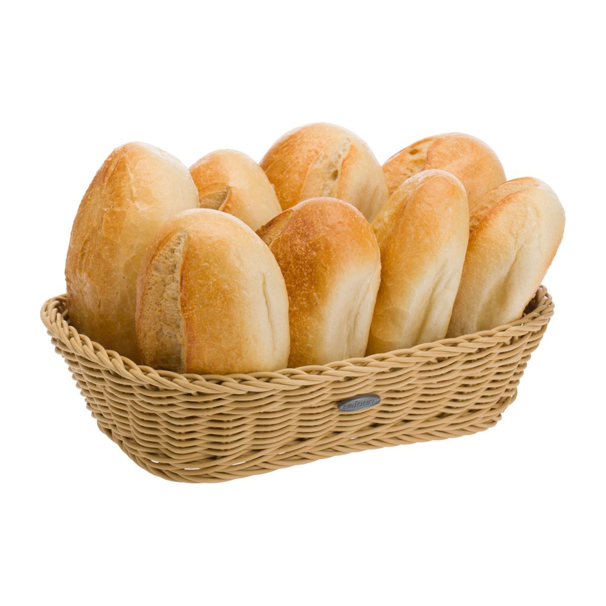 Westmark Coolorista light beige basket filled with rolls