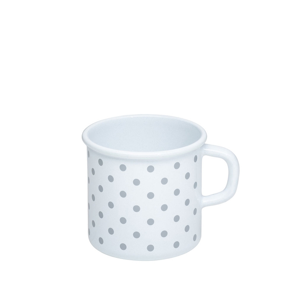 Riess COUNTRY - Polka-dot grey - Pot with crimp/drinking cup Riess COUNTRY - Polka-dot grey - Pot with crimp/drinking cup