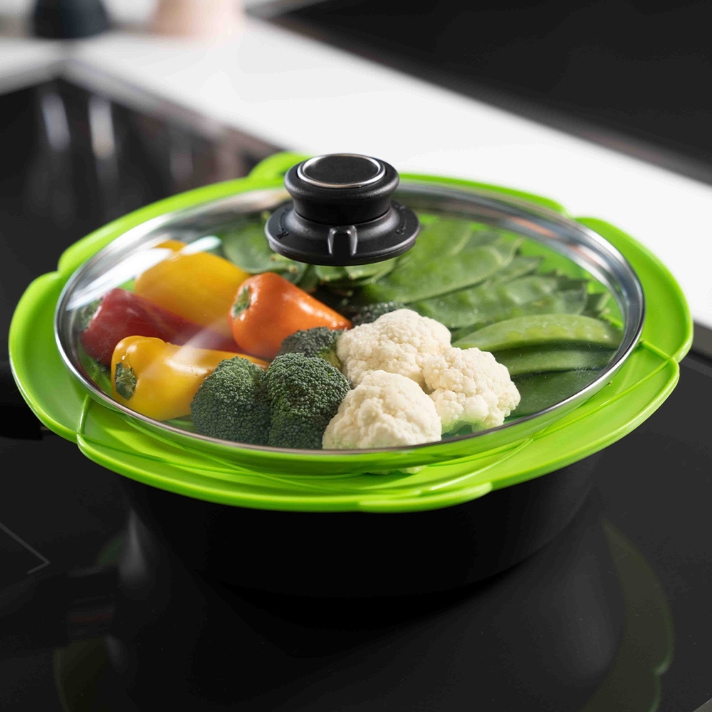 Kochblume - Überkochschutz XL 33cm, türkis