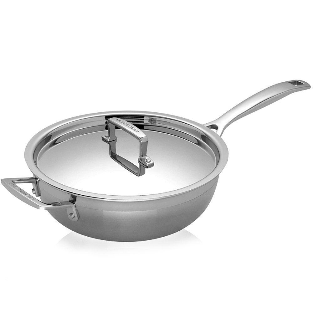 Le Creuset - 3-ply Sauté Pan - Non-Stick, 24 cm / 9,4""