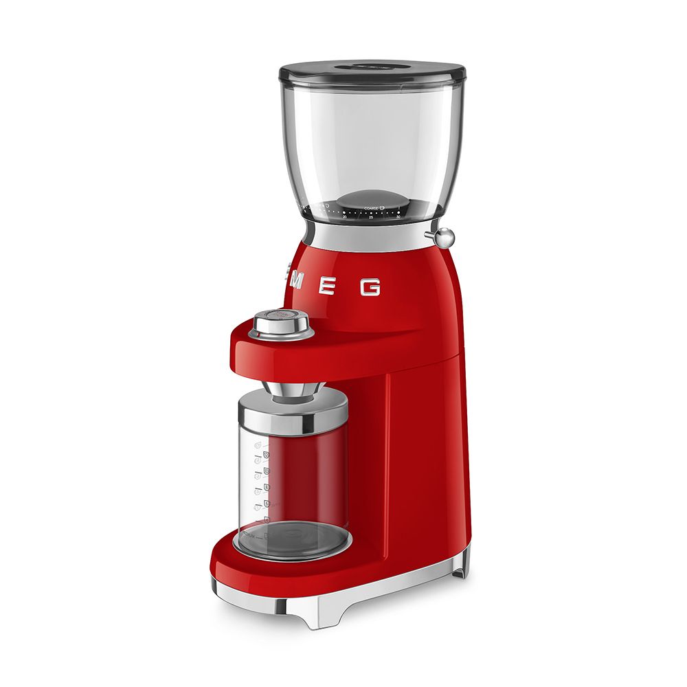 Smeg - coffee grinder - design line style The 50 ° years red Smeg - coffee grinder - design line style The 50 ° years red