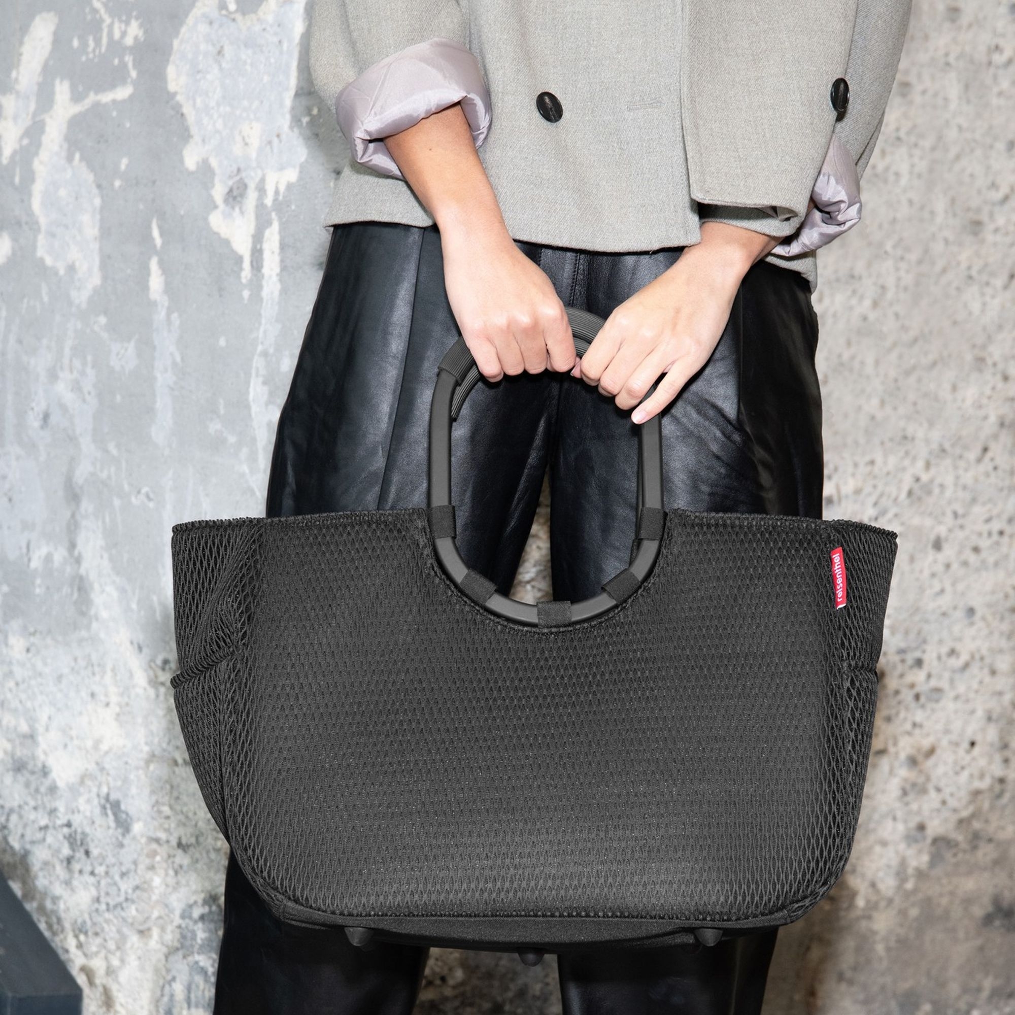 reisenthel - loopshopper L - mesh black