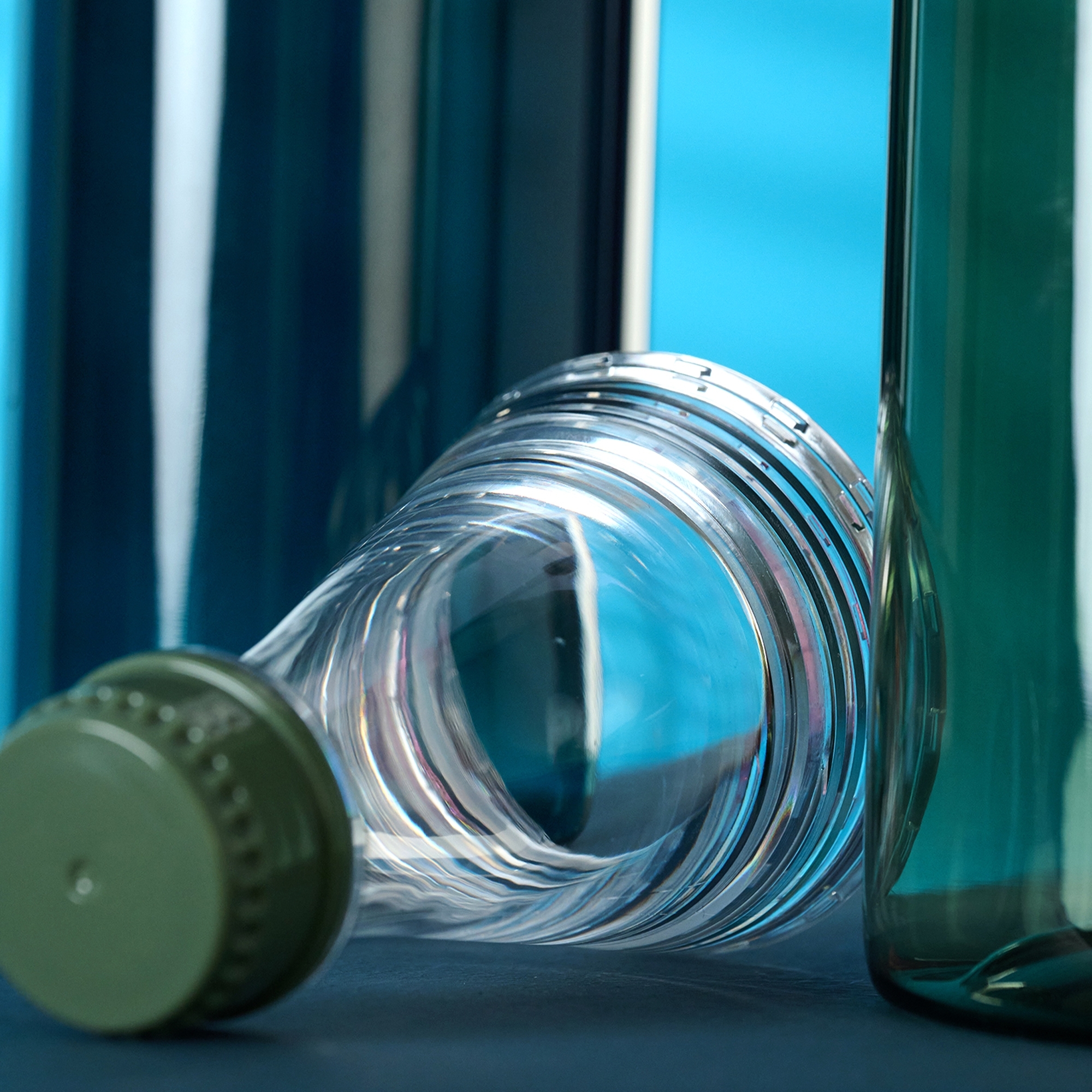 Profino - Wasserflasche Sparkle - Grün