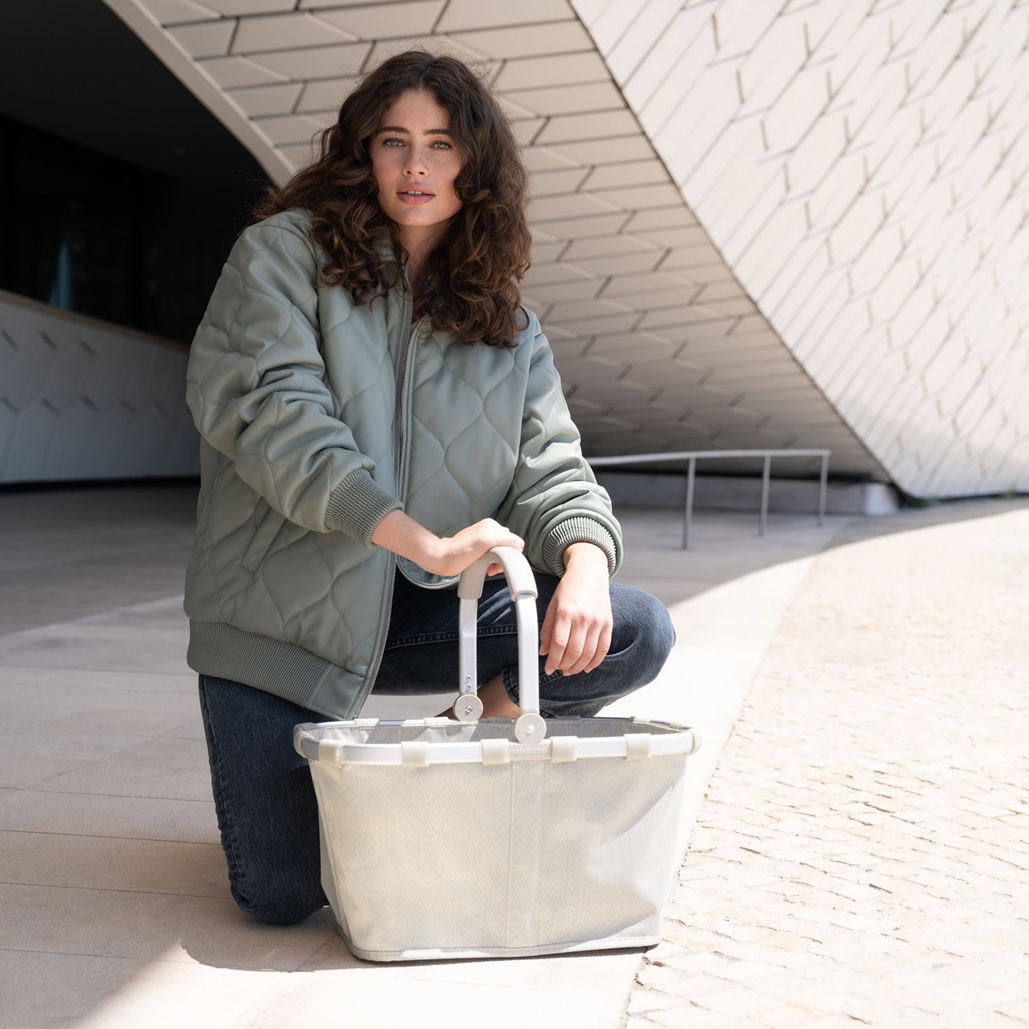 reisenthel - carrybag - herringbone sand reisenthel - carrybag - herringbone sand