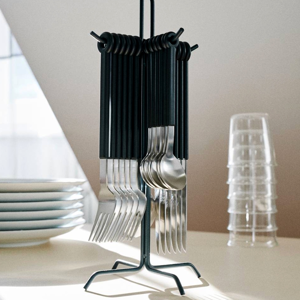 mono ring - Besteckständer anthrazit mono ring - Besteckständer anthrazit