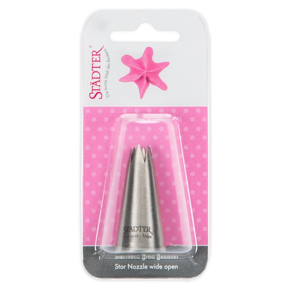 Städter - Fine Line Star nozzle 6-pointed - 14 mm