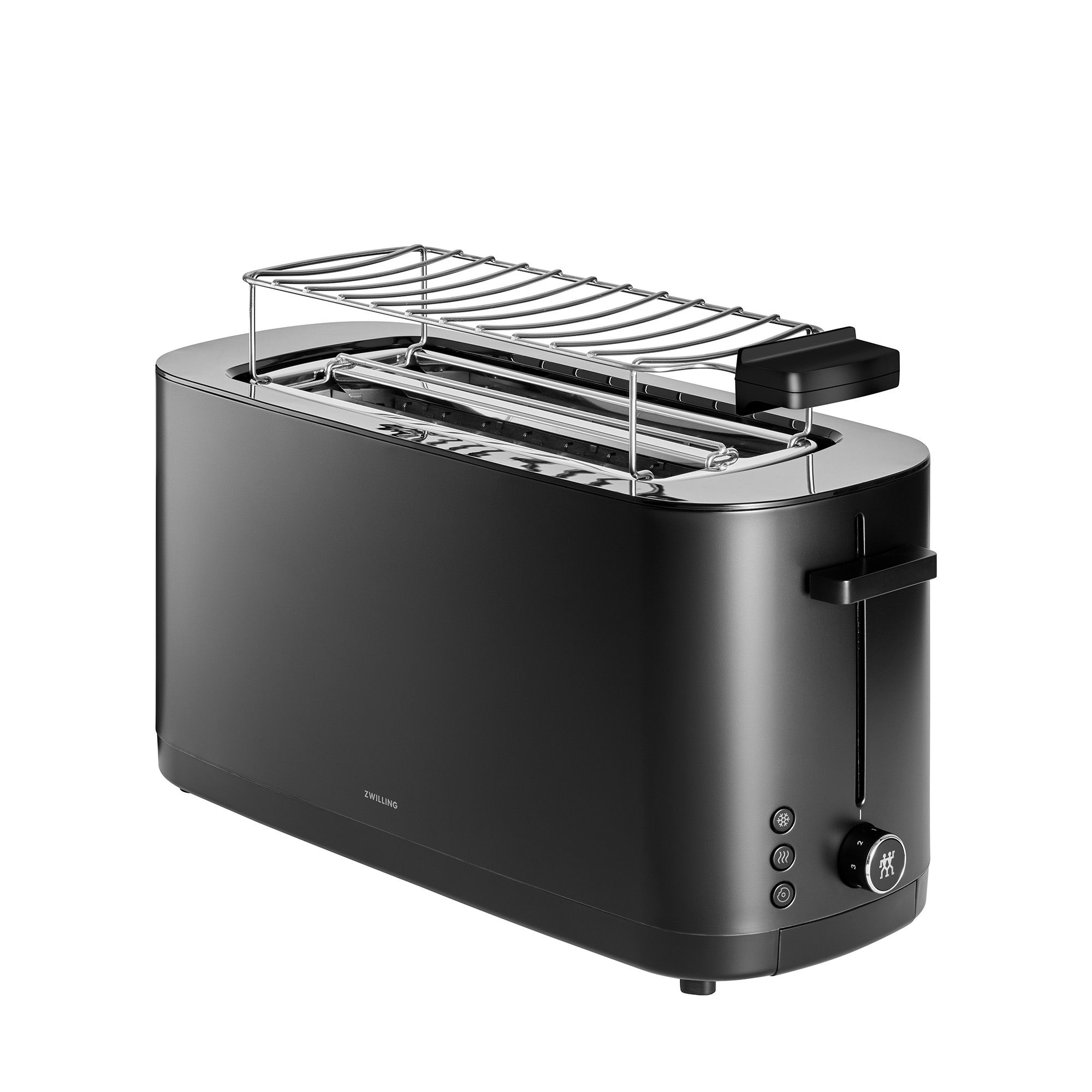ZWILLING - Toaster with bread roll attachment | ENFINIGY | 2 slots lang | black ZWILLING - Toaster with bread roll attachment | ENFINIGY | 2 slots lang | black