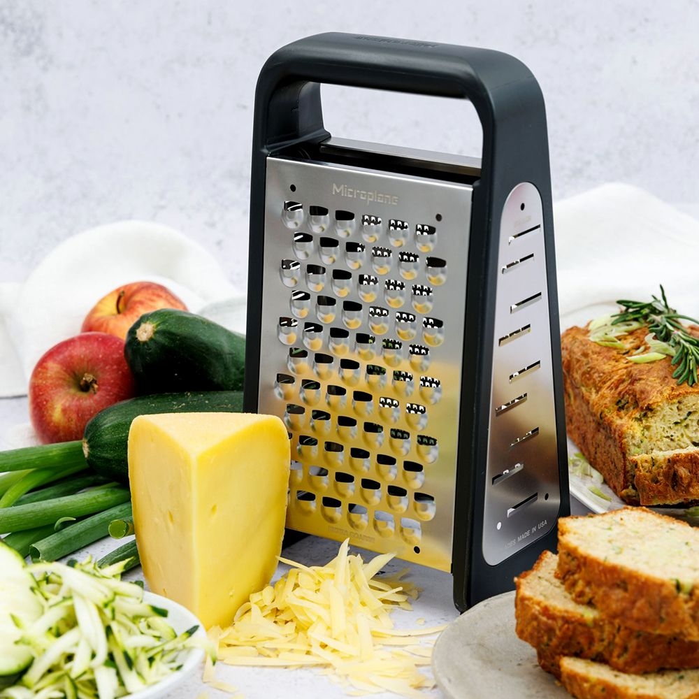 Microplane - Box Grater PureCut |  Dark Grey