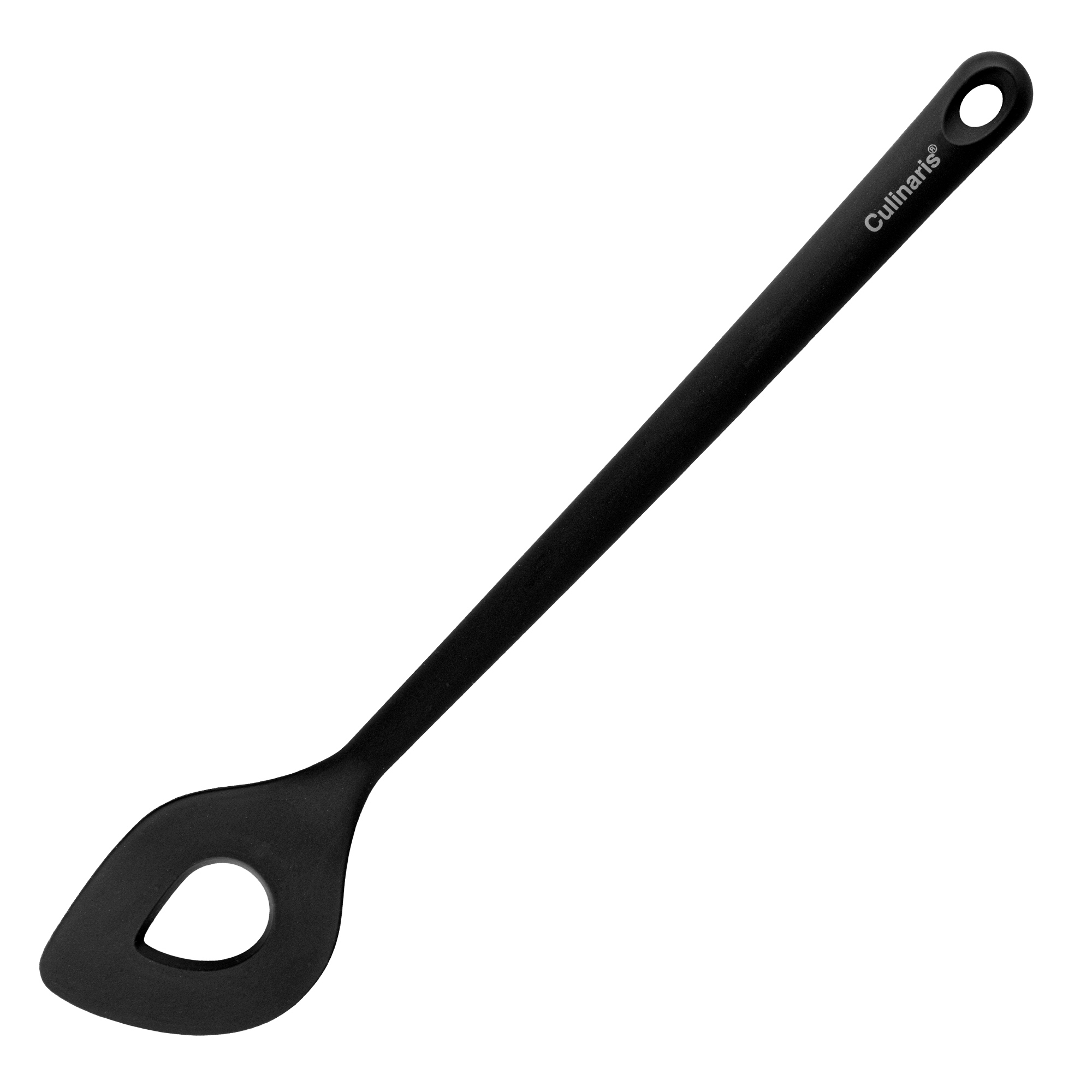 Pointed Spoon - silicone - black | Culinaris