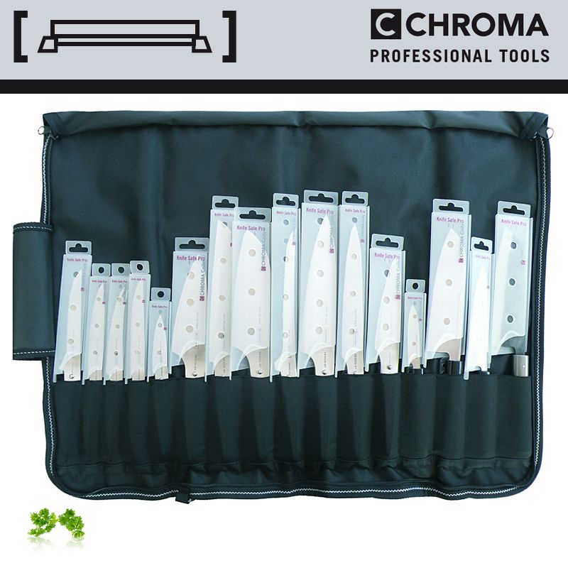 CHROMA - KB-02 Messertasche für 16 Messer