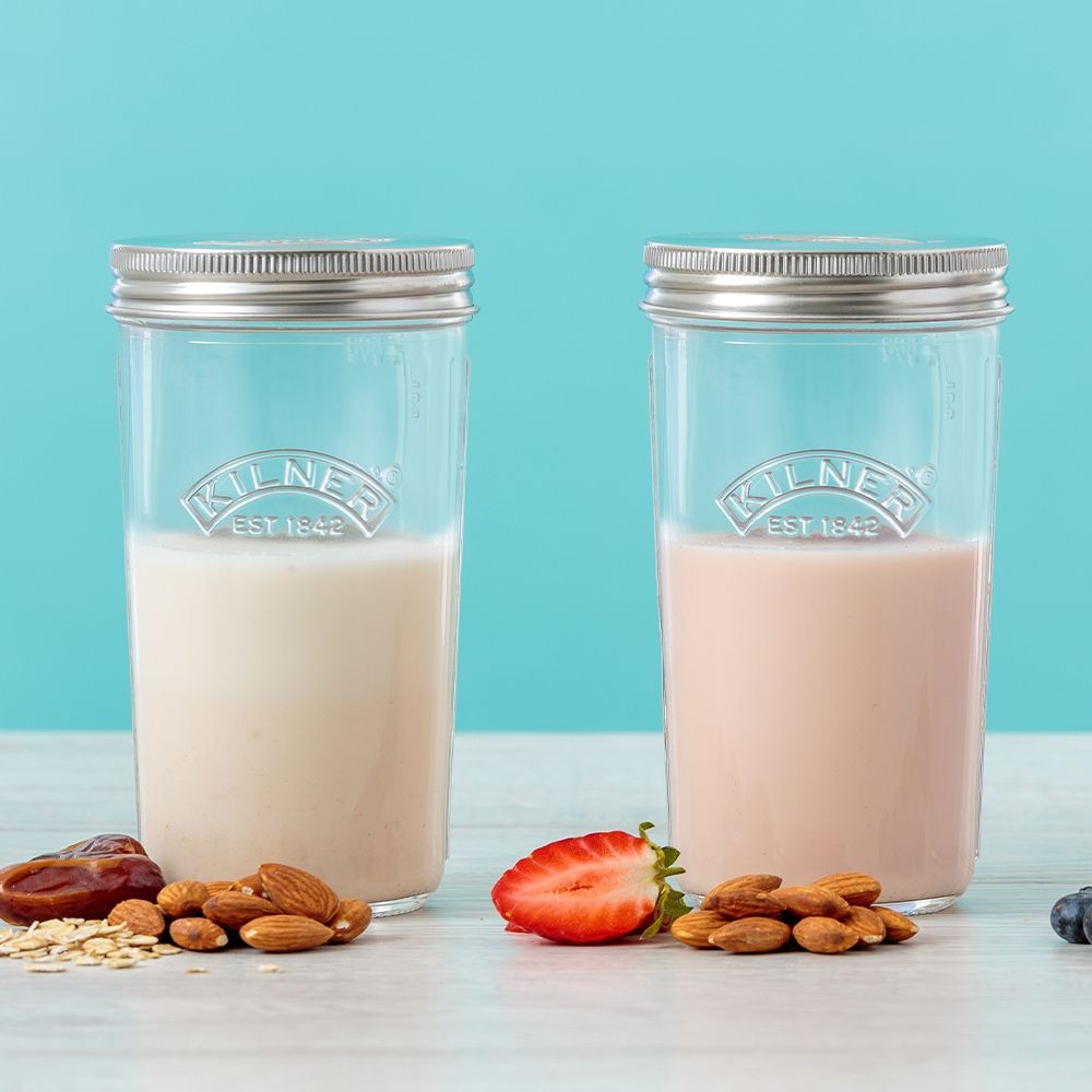 Kilner - Nut Beverage Set - 2 x 500 ml Kilner - Nut Beverage Set - 2 x 500 ml