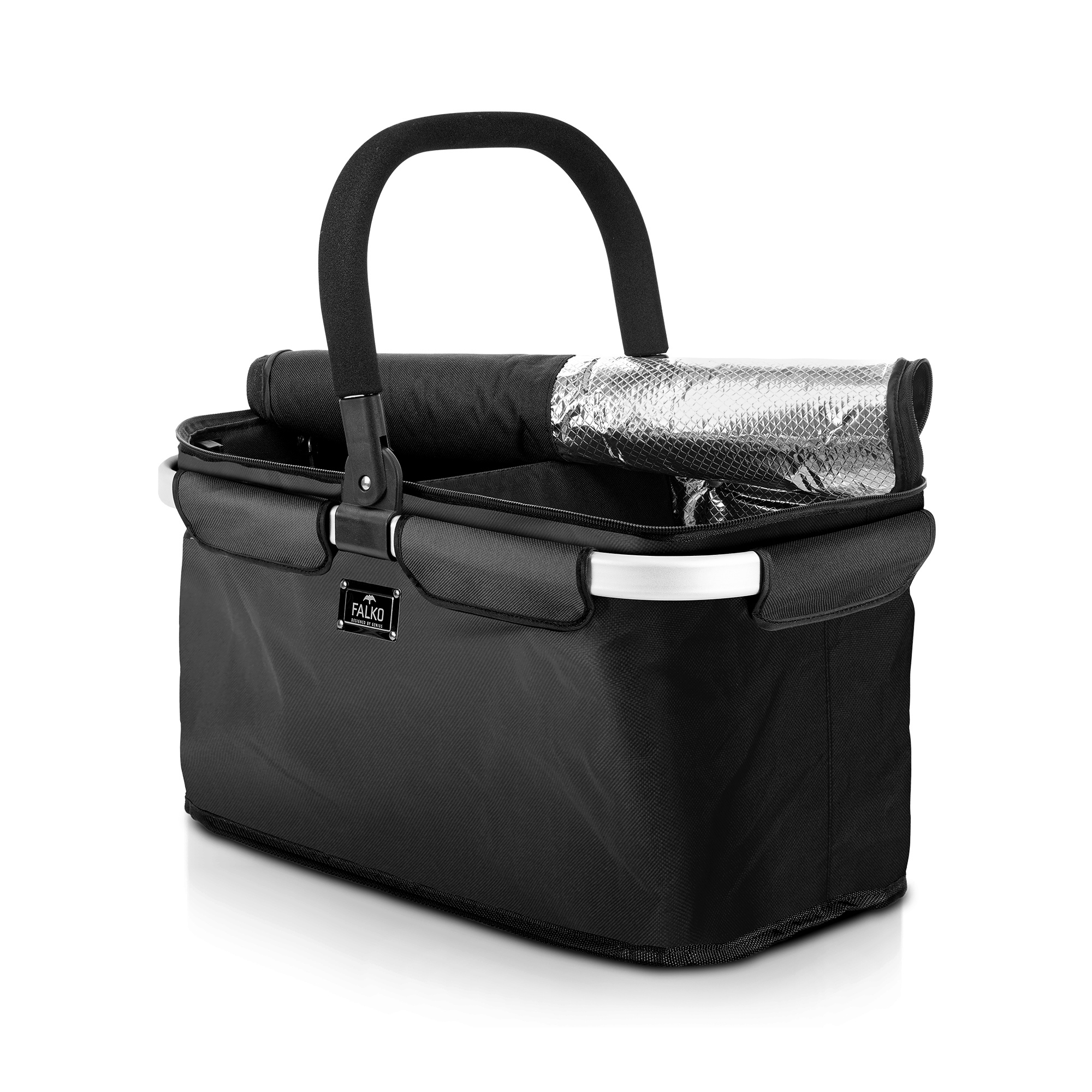Genius - Shopping Basket Falko Duo  2in1 - Black Genius - Shopping Basket Falko Duo  2in1 - Black