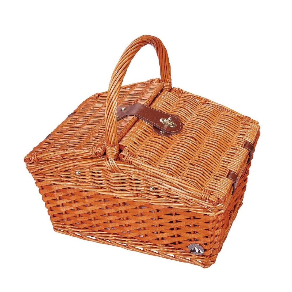 cilio - Picnic basket SALERNO red brown