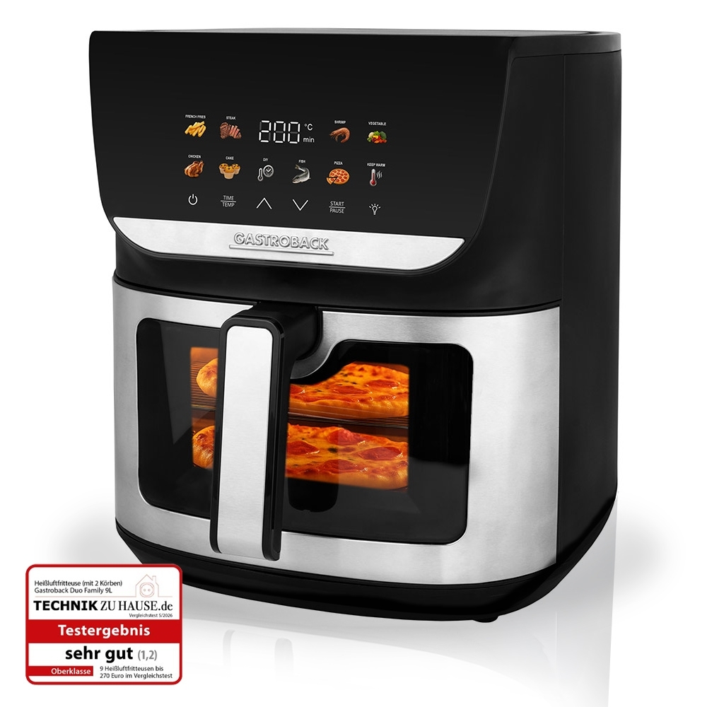 Gastroback - Multi Hot Air Fryer Heat & Crisp Family 8 L