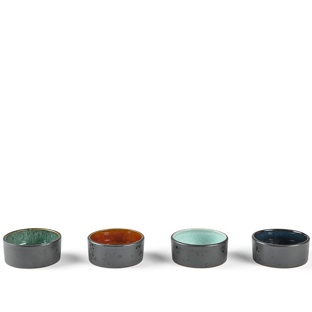 Bitz - Mini bowl set - black/colour assorted