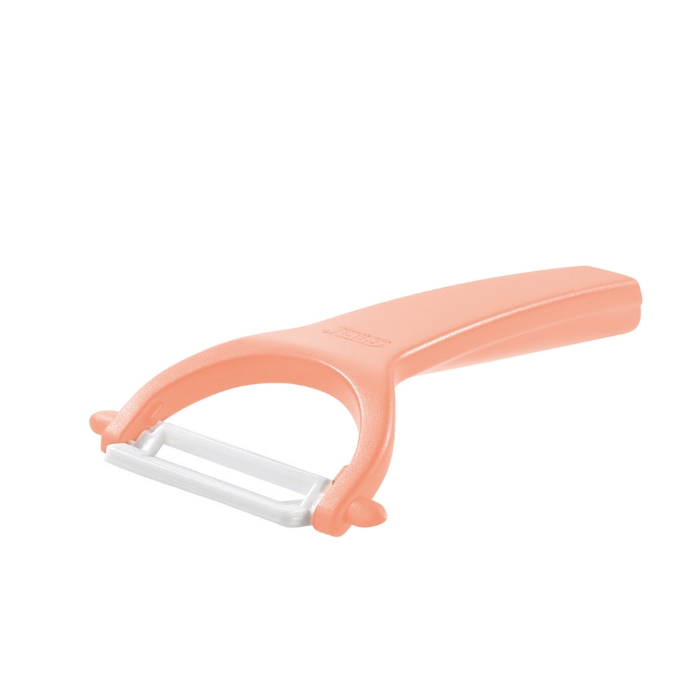 Gefu - Ceramic peeler CERAMO Retro-Pastel orange