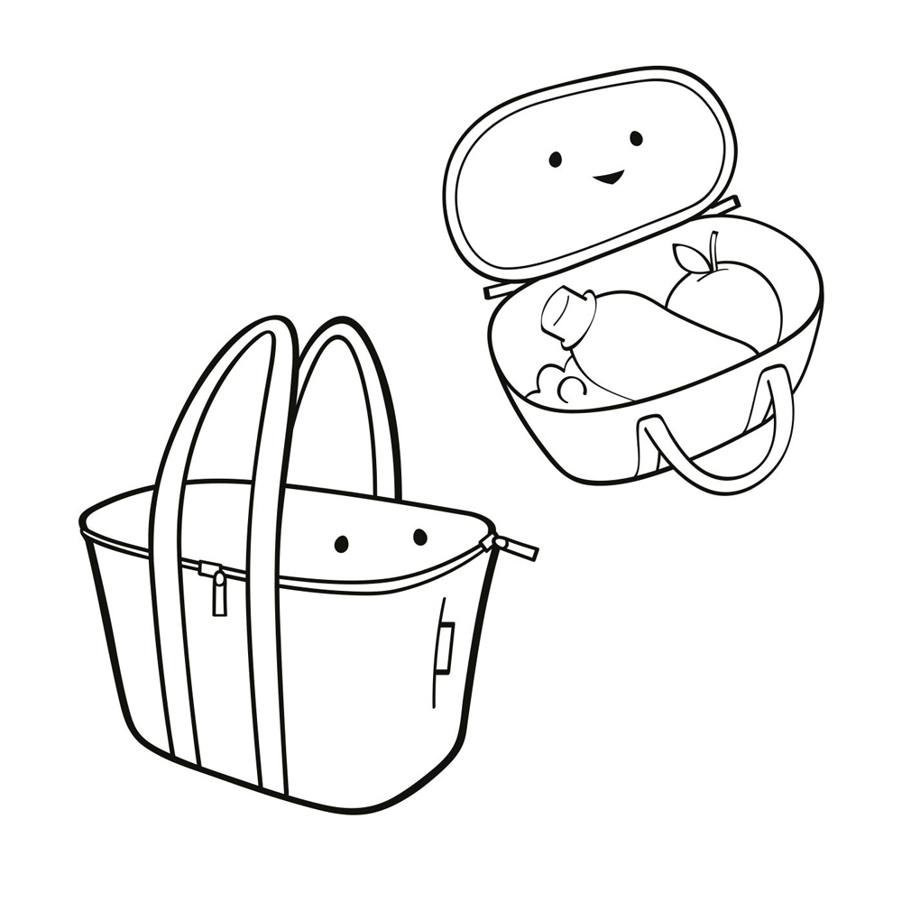 reisenthel - coolerbag XS - abc friends pink reisenthel - coolerbag XS - abc friends pink