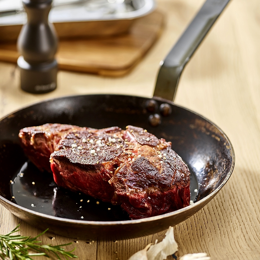 de Buyer - Mineral B round Frypan 24 + 28 cm de Buyer - Mineral B round Frypan 24 + 28 cm