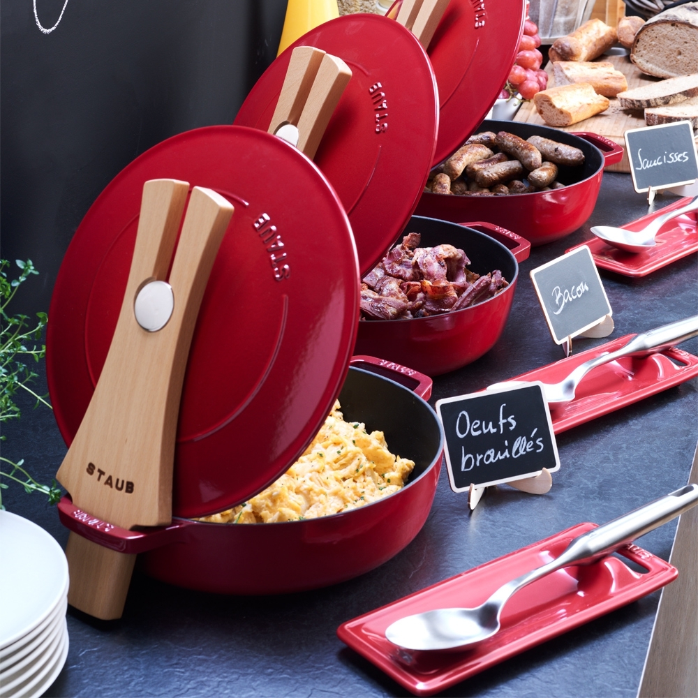 STAUB - Deckelhalter für Cocotte | Holz