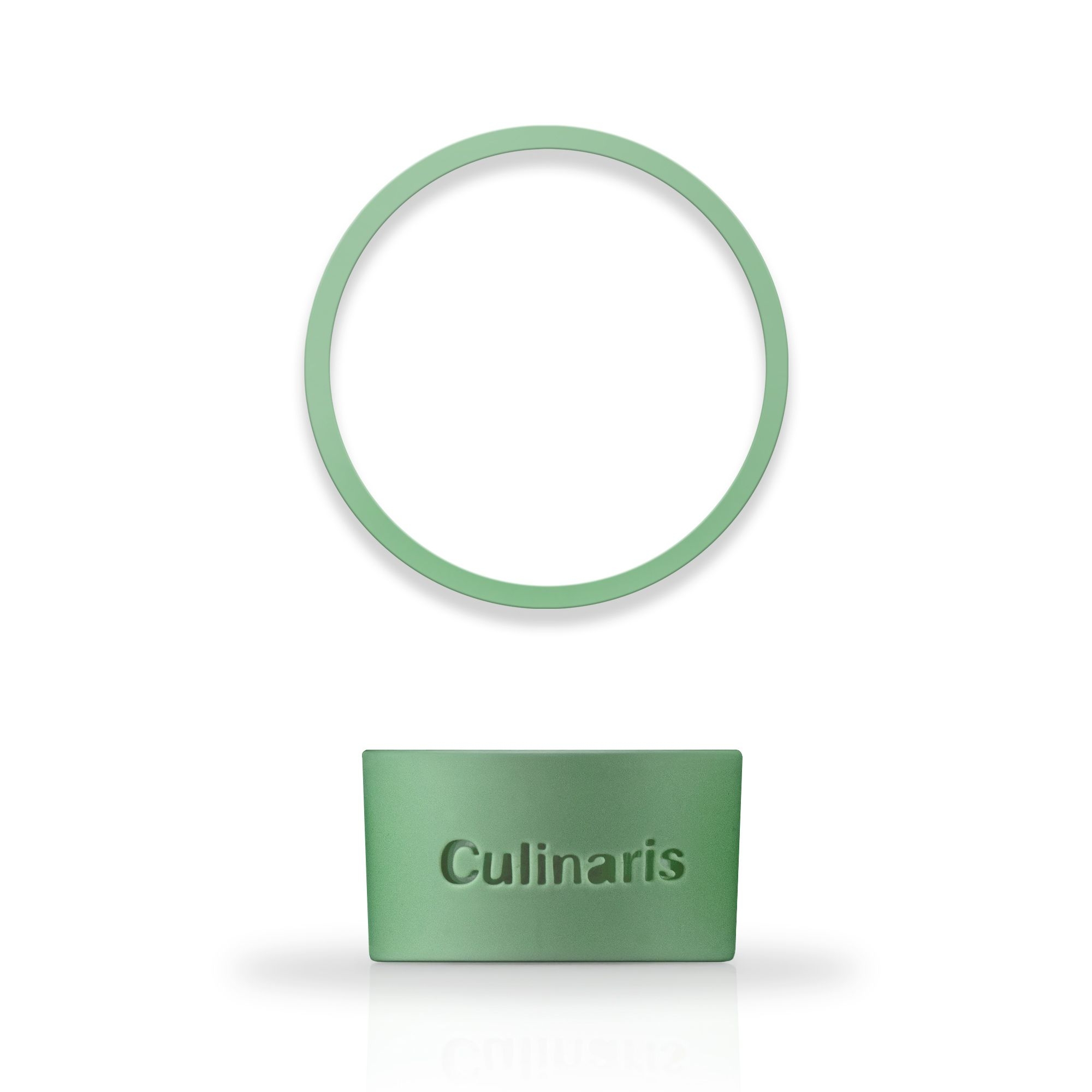 Spare parts set glass mug mint - silicone sleeve + sealing ring | Culinaris Spare parts set glass mug mint - silicone sleeve + sealing ring | Culinaris