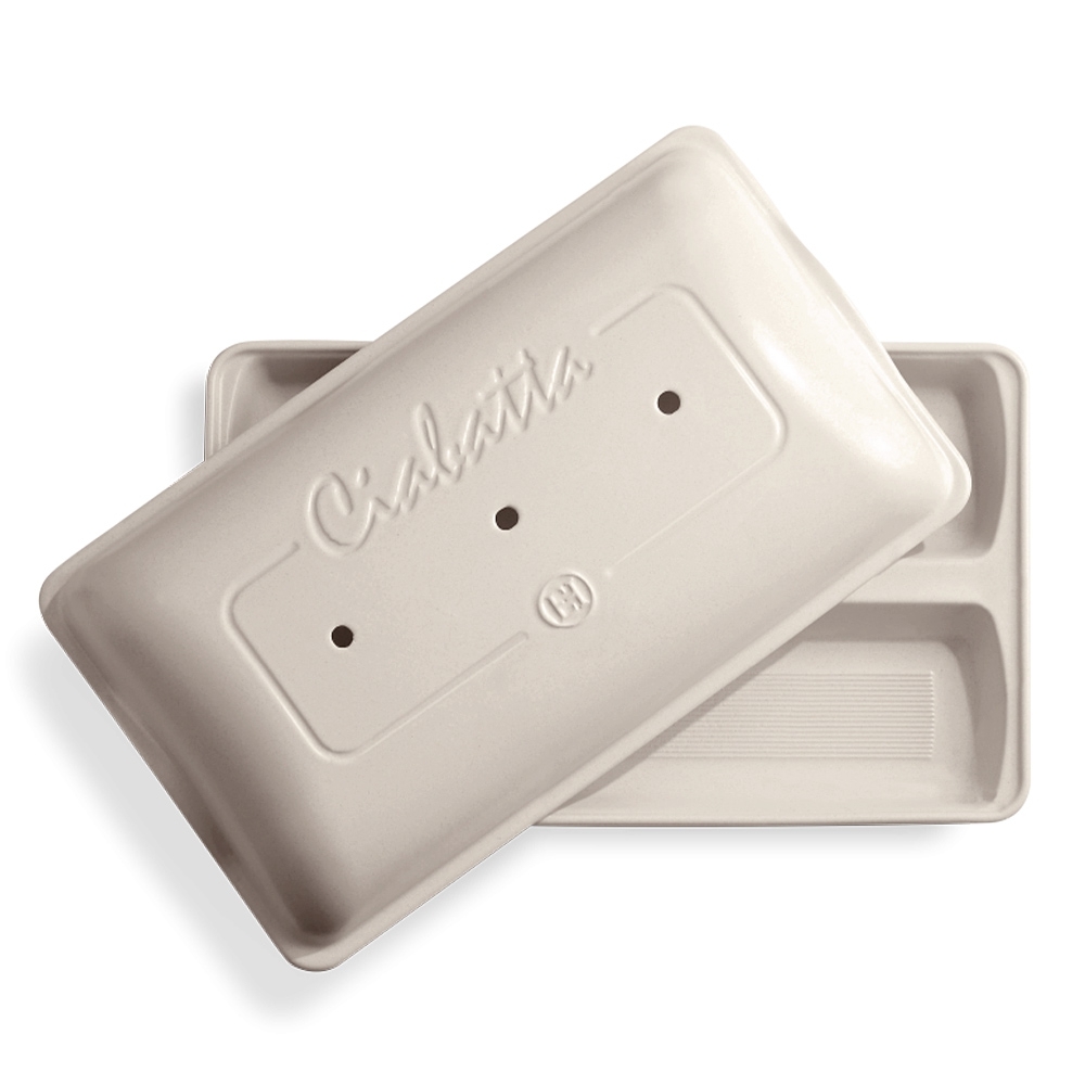 Emile Henry - Ciabatta-Set 39 x 23 cm I 1,2 L - Lin