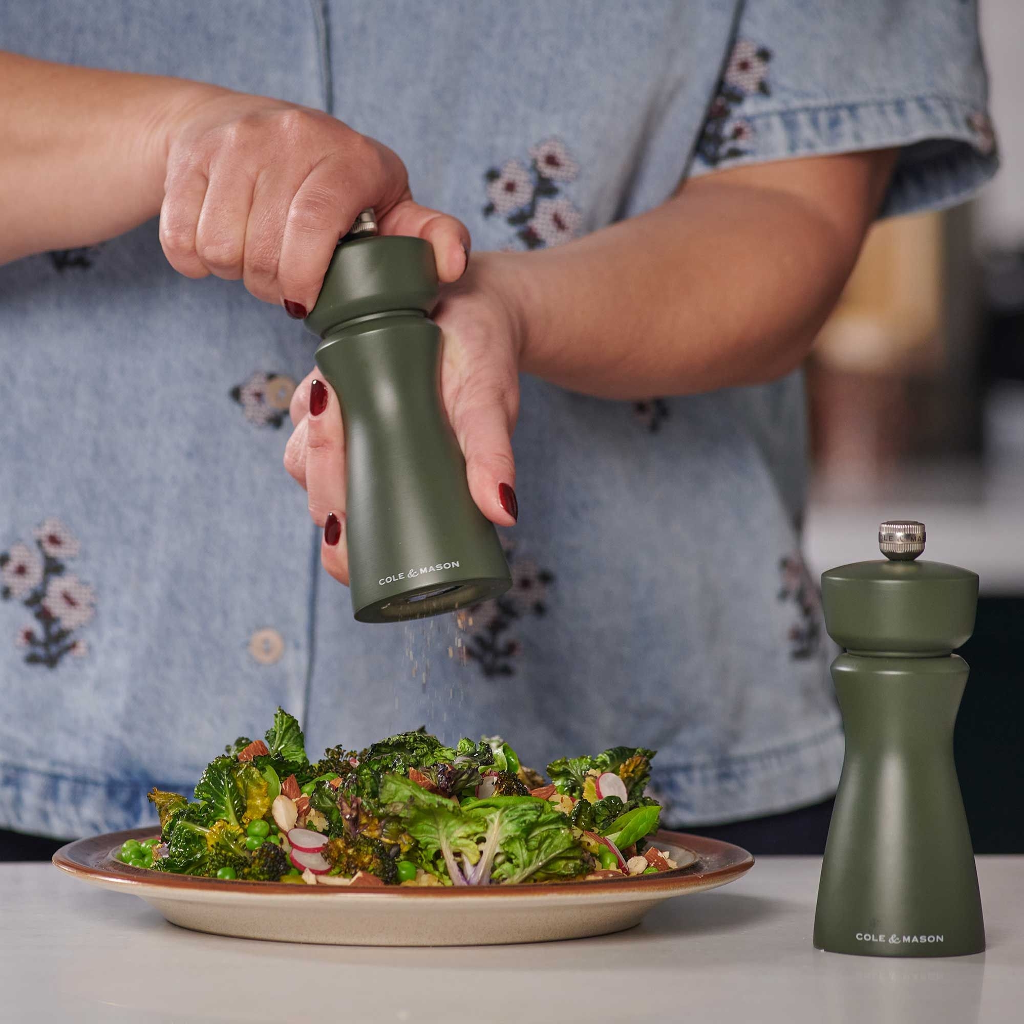 COLE & MASON - Kenton Pepper and Salt Mill - Rosemary