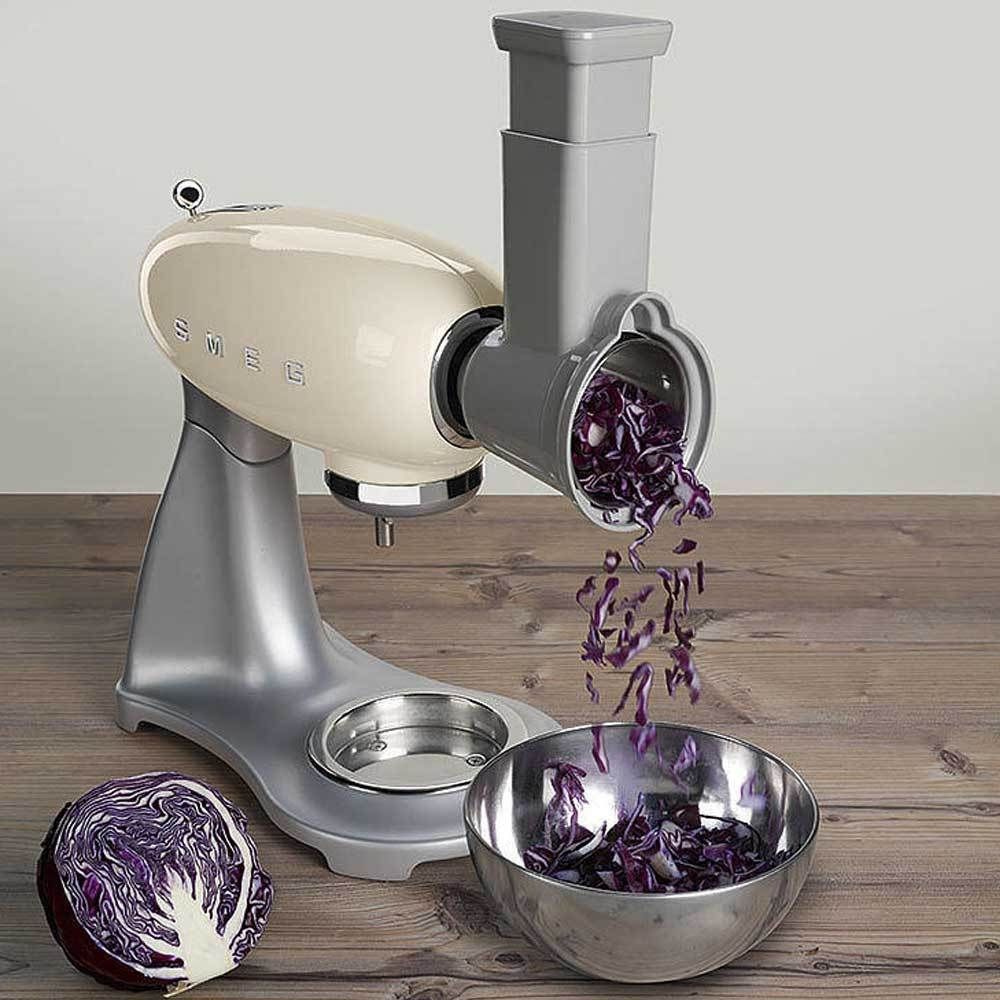 Smeg - Set food processor + vegetable cutting set + meat grinder set