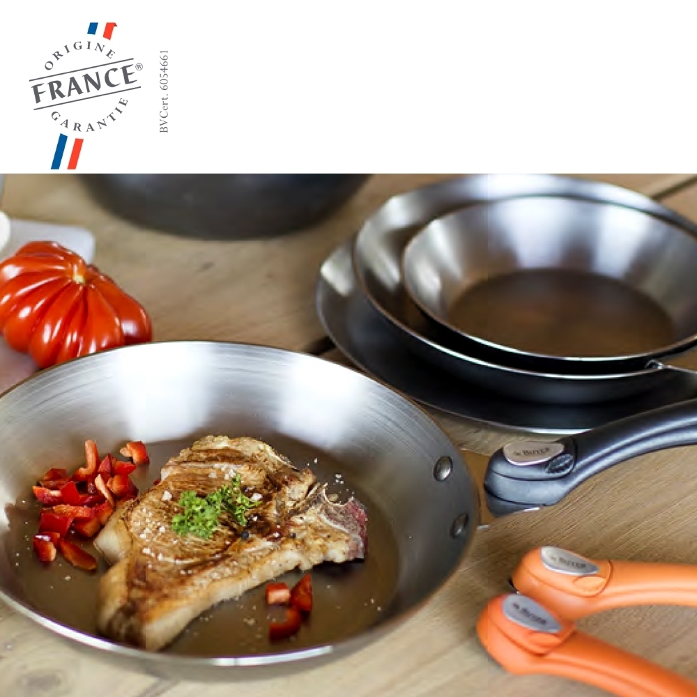 de Buyer - Mineral B Element - Round Frypan without handle
