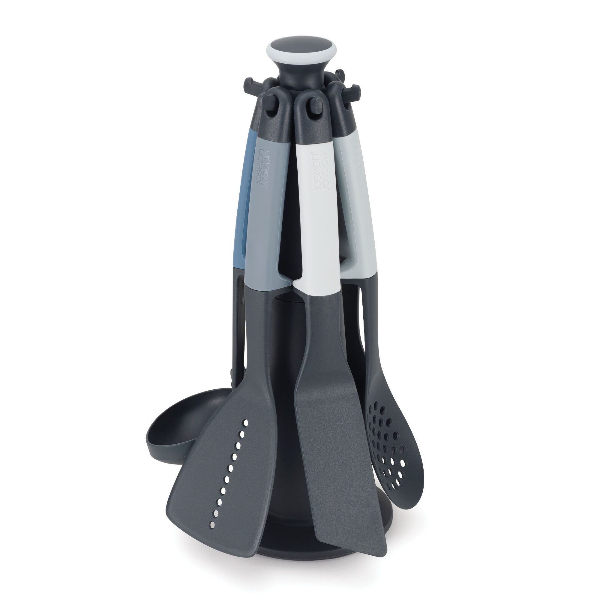 Joseph Joseph - Elevate™ 6-piece utensil set with swivel stand - Ocean