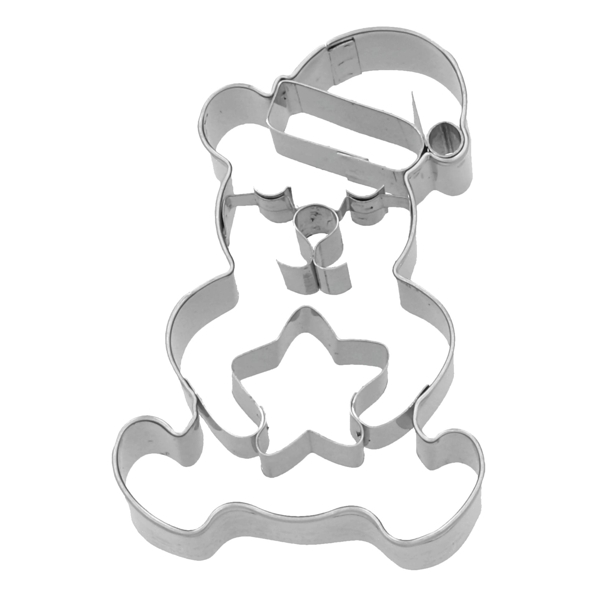 Birkmann - Cookie cutter - Christmas teddy bear with star - 7 cm