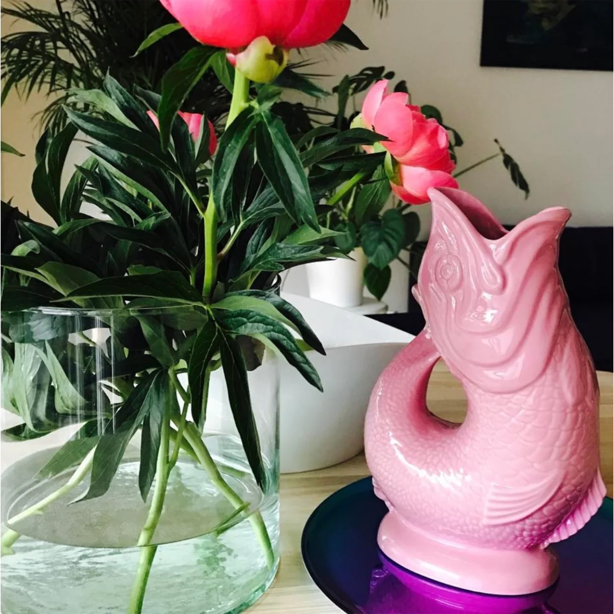 Gluckigluck - Ceramic Carafe L - Pink