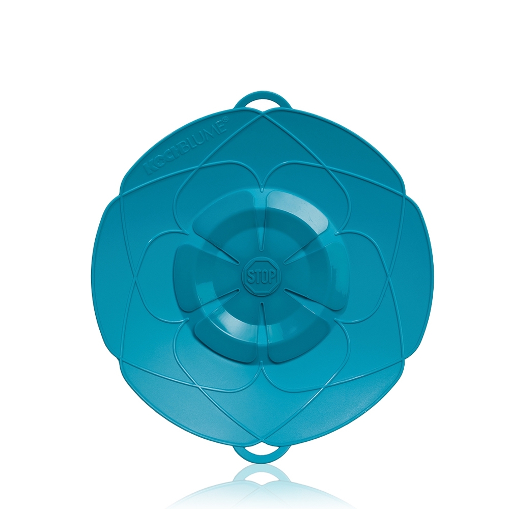 Kochblume - Überkochschutz M 25,5cm, türkis