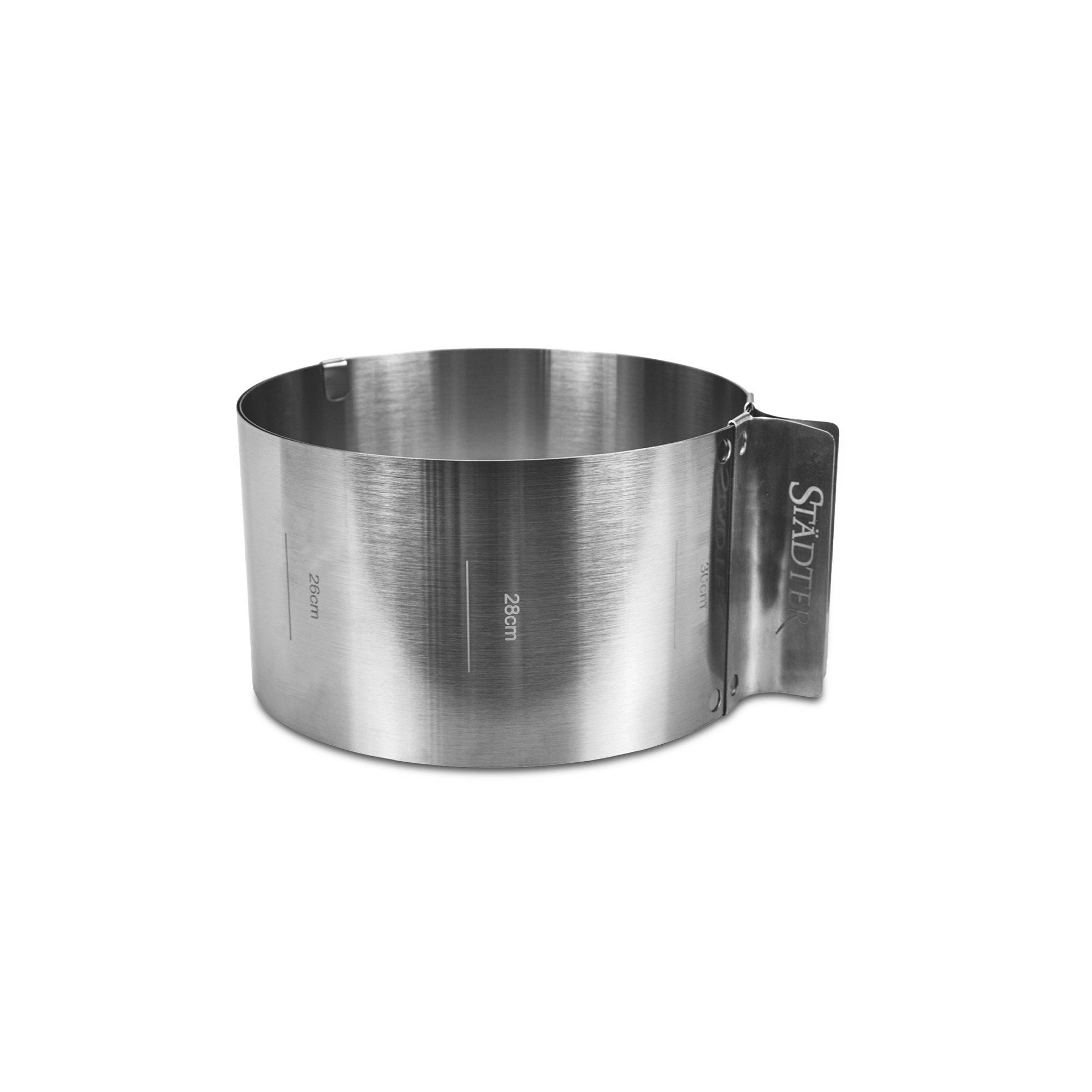 Städter - Round cake ring - adjustable with handle - H 9 cm