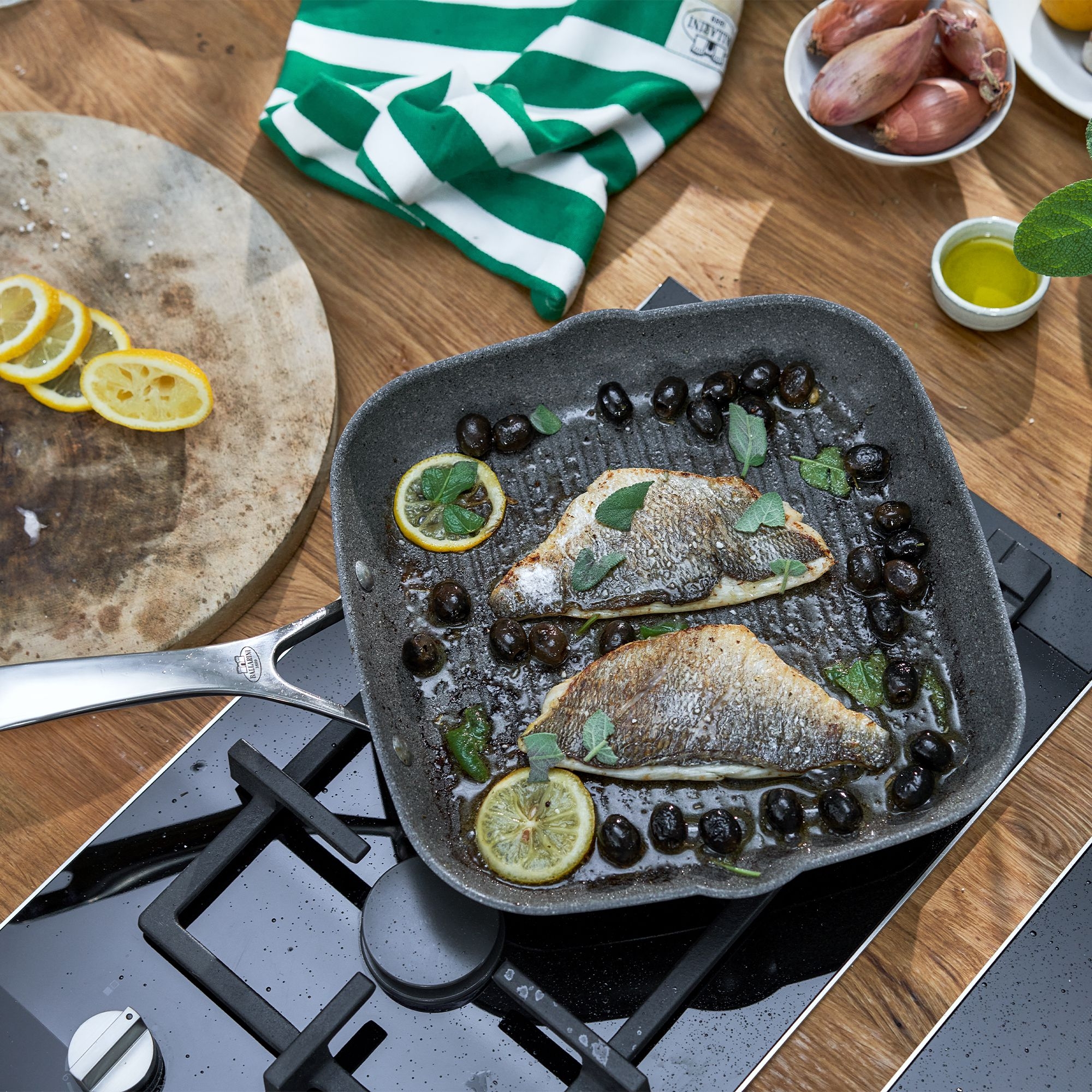 BALLARINI - grill pan | Salina | 28 cm | Granitium Ti-X BALLARINI - grill pan | Salina | 28 cm | Granitium Ti-X