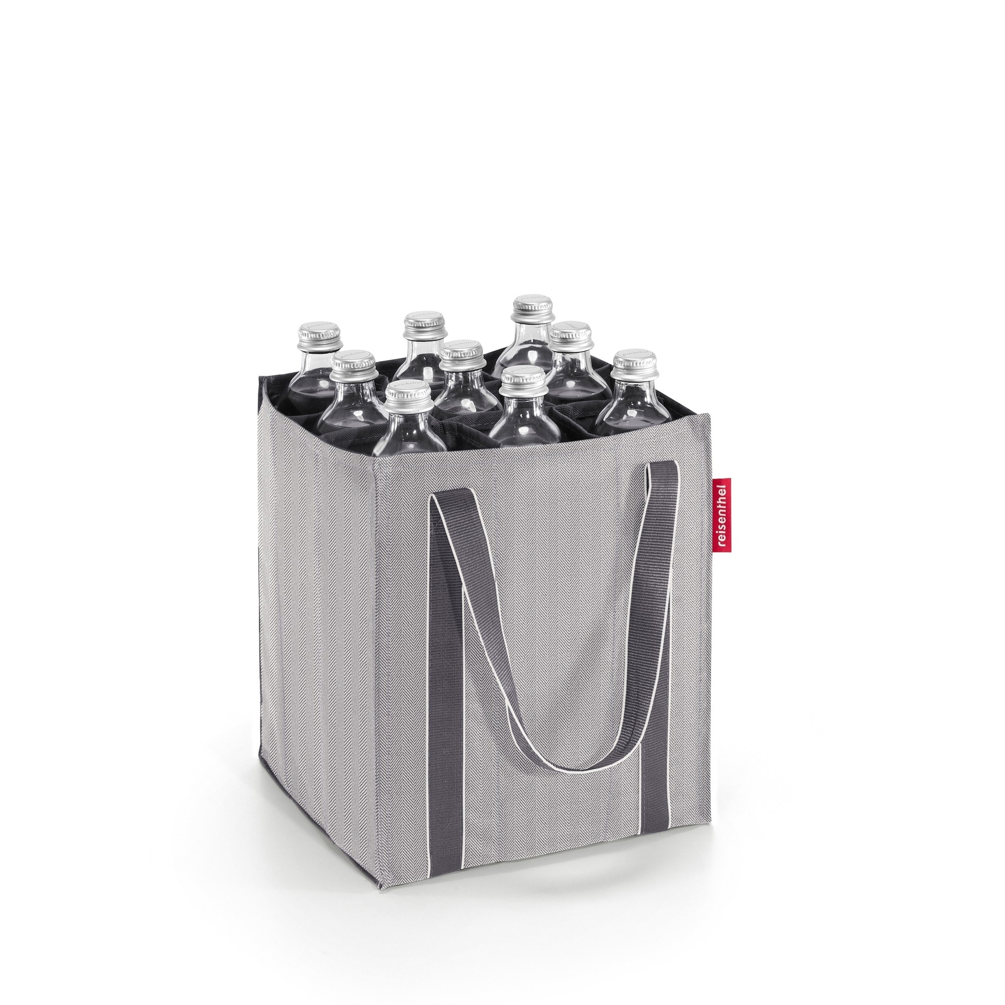 reisenthel - bottlebag - herringbone grey reisenthel - bottlebag - herringbone grey