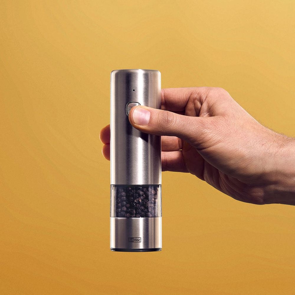 AdHoc i.Mill elektrische Edelstahl-Pfeffermühle